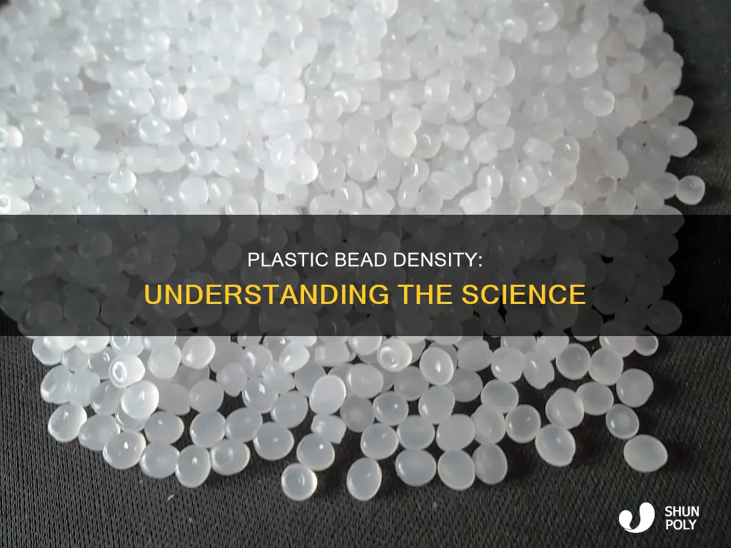 what is the density of plastic beads