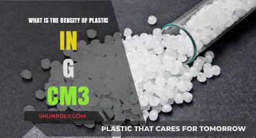 Understanding Plastic Density: A Comprehensive Guide in Grams per Cubic Centimeter