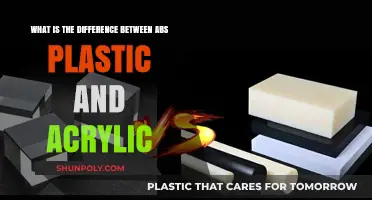 Exploring the Distinctions: ABS Plastic vs. Acrylic