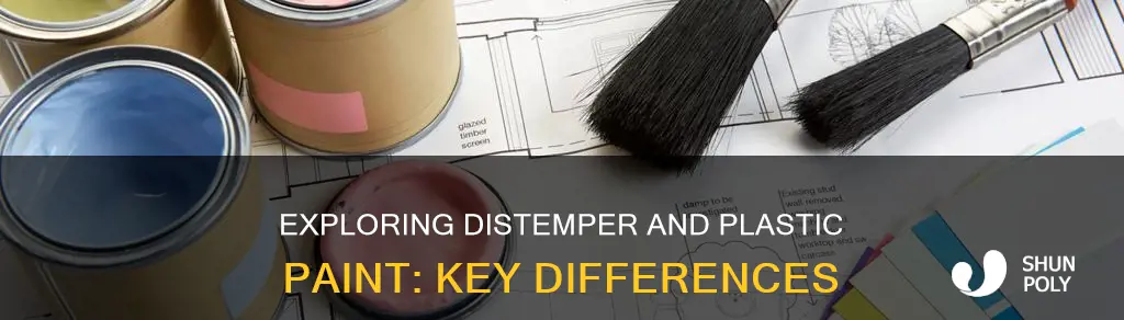 what is the difference between distemper and plastic paint