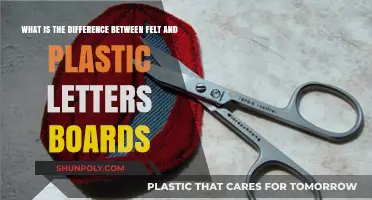 Exploring the Tactile World: Felt vs. Plastic Letter Boards