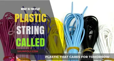 The Flat Plastic String Mystery: What is it?