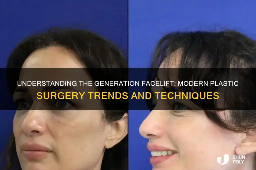 what is the generation facelift plastic surgery