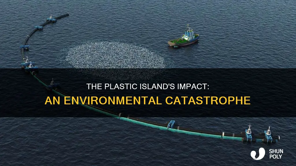 what is the island of plastic called