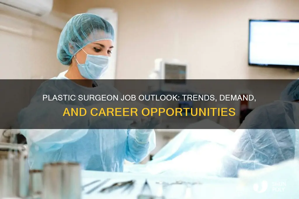 what is the job outlook for a plastic surgeon