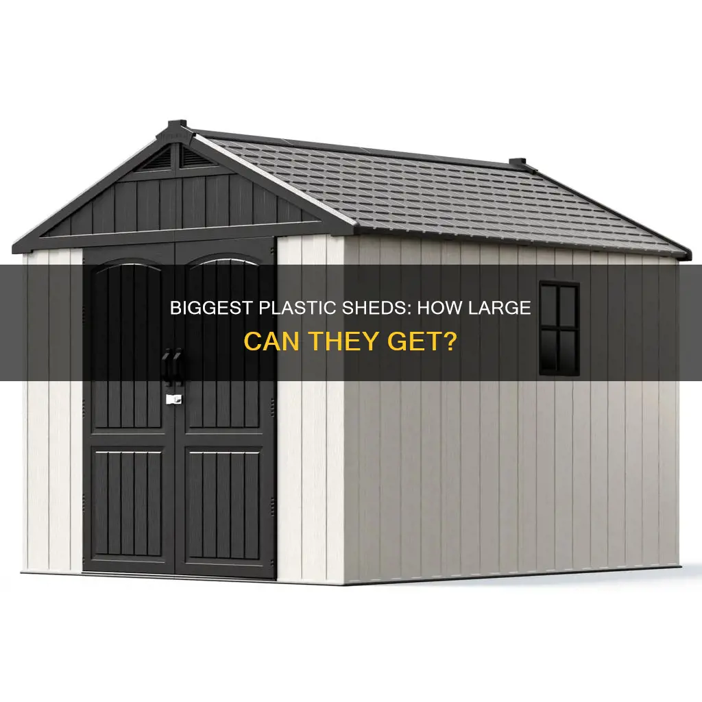what is the largest plastic shed