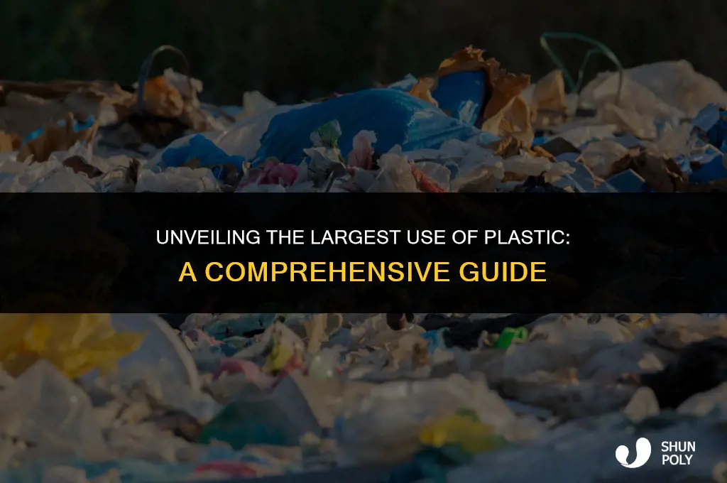 what is the largest use of plastic