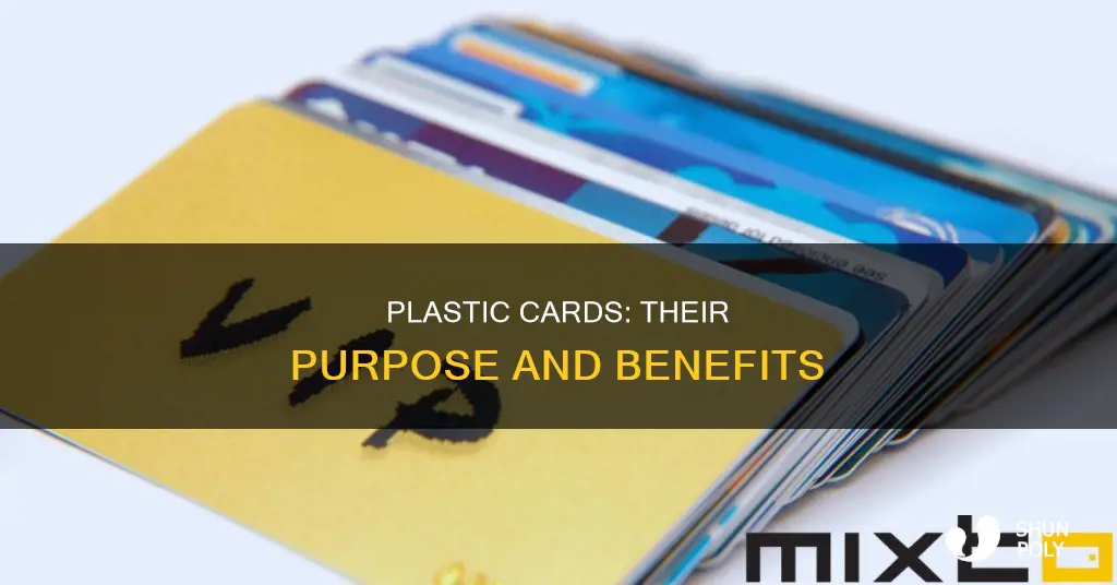 what is the meaning of plastic cards