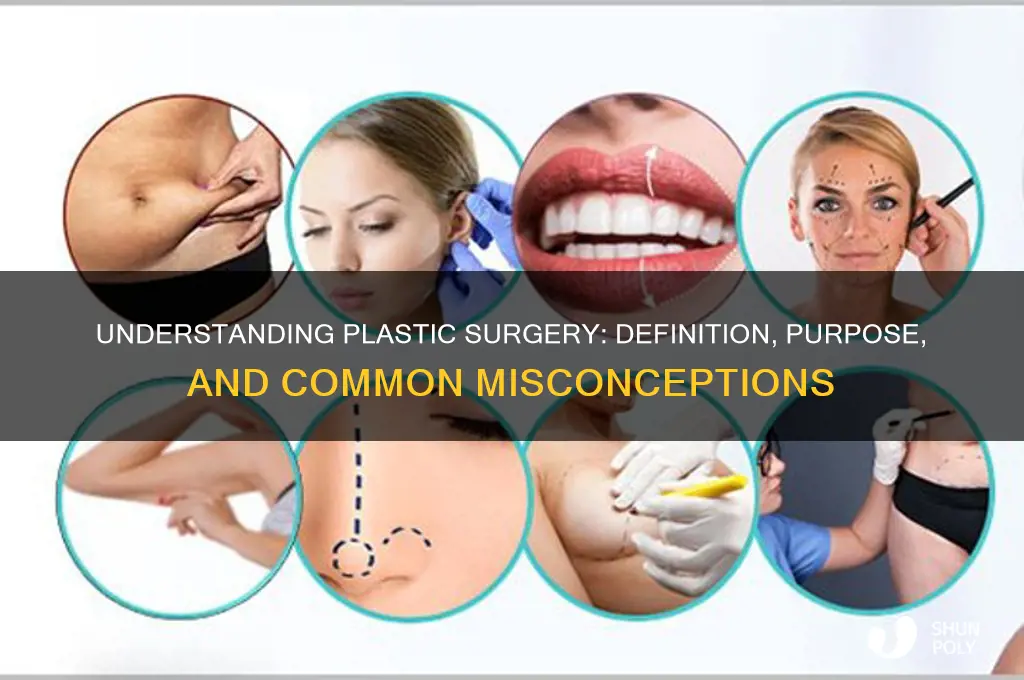 what is the meaning of the term plastic surgery