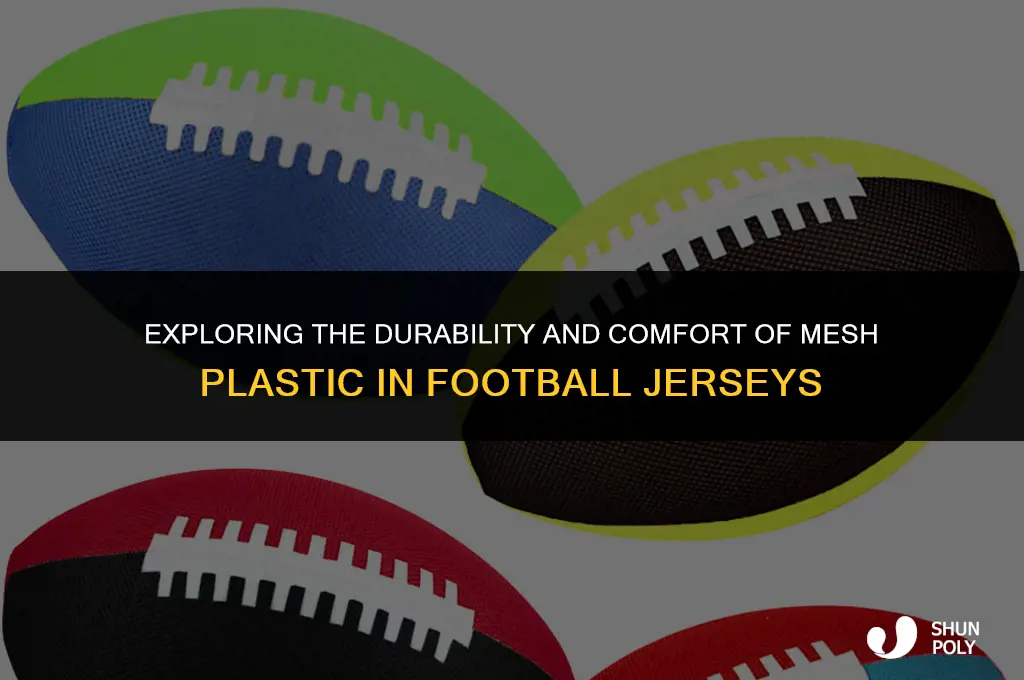 what is the mesh plastic material used for football jerseys