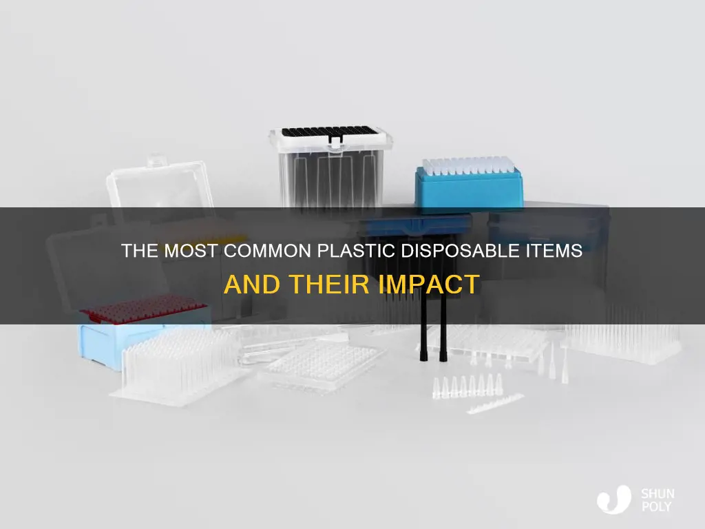 what is the most common plastic disposable
