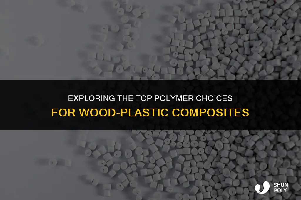 what is the most commonly used polymer for wood-plastic composites