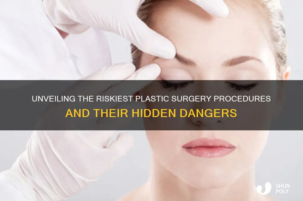 what is the most dangerous plastic surgery