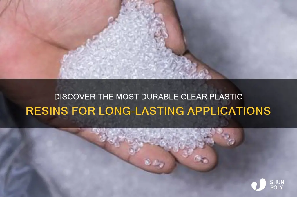 what is the most durable clear plastic resins