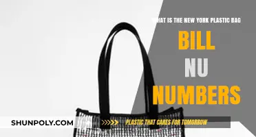 Understanding New York's Plastic Bag Bill: NU Numbers Explained