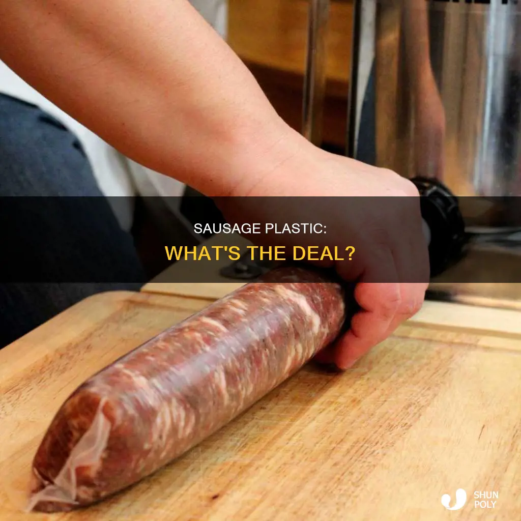 what is the plastic around sausage