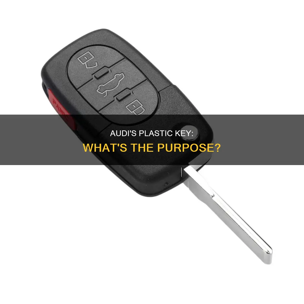 what is the plastic audi key for