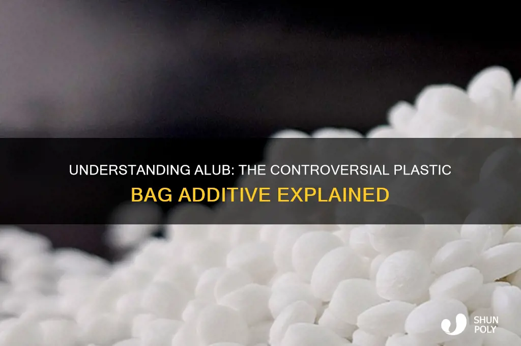 what is the plastic bag additive alub