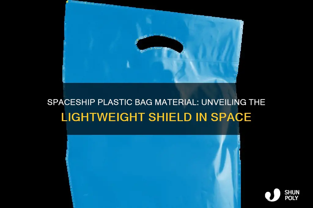 what is the plastic bag material on spaceships