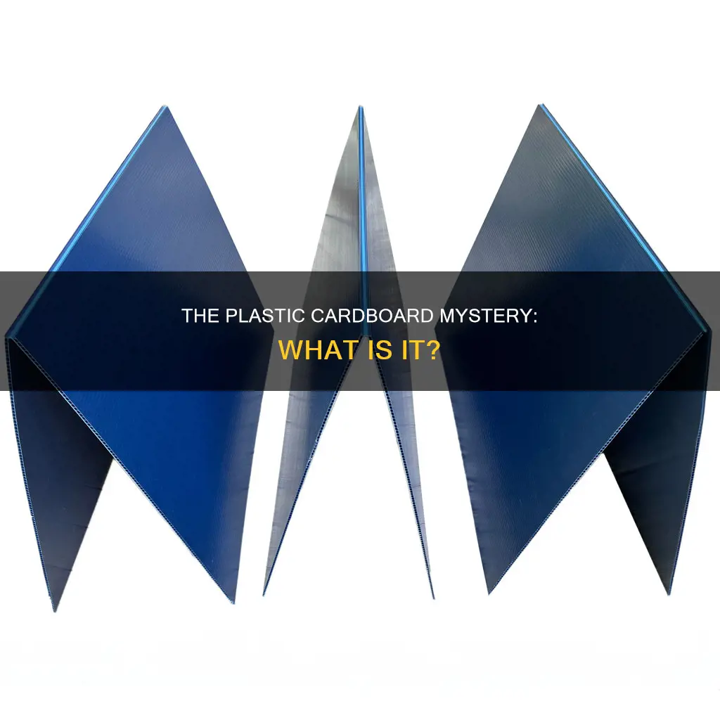 what is the plastic cardboard called