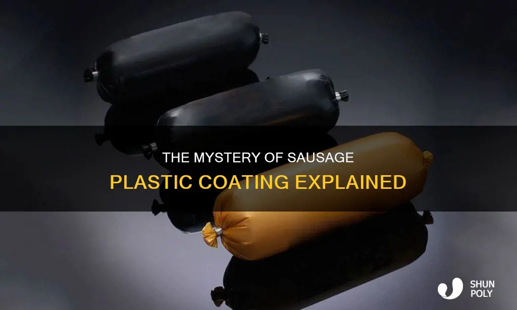what is the plastic coating on sausage