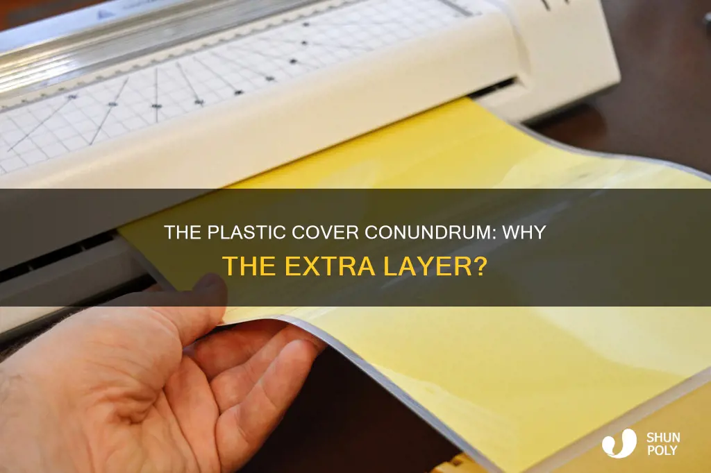 what is the plastic cover on paper