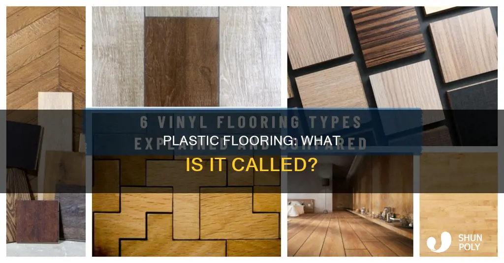 what is the plastic flooring called