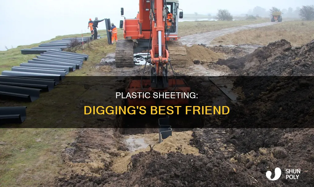 what is the plastic for around digging