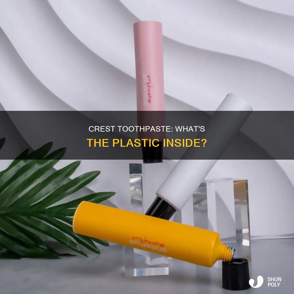 what is the plastic in crest toothpaste