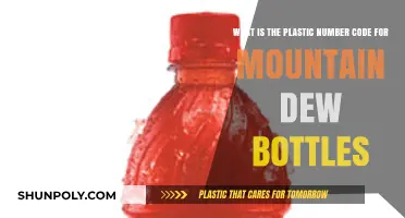 Understanding the Plastic Number Code on Mountain Dew Bottles