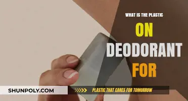 The Mystery of Deodorant Plastic: Why It's There