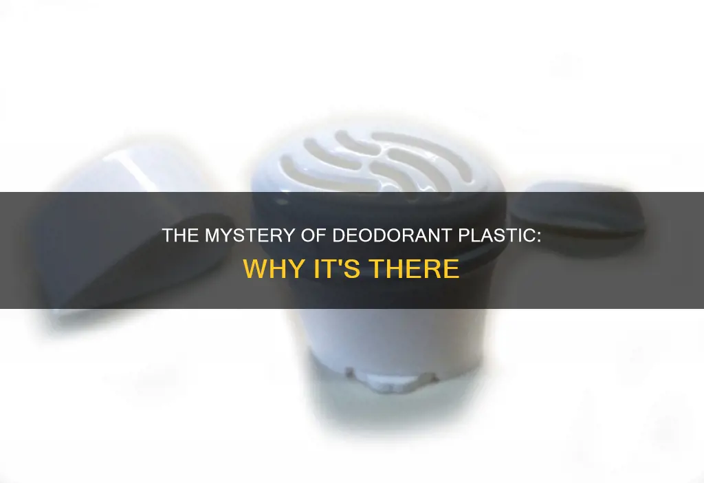 what is the plastic on deodorant for