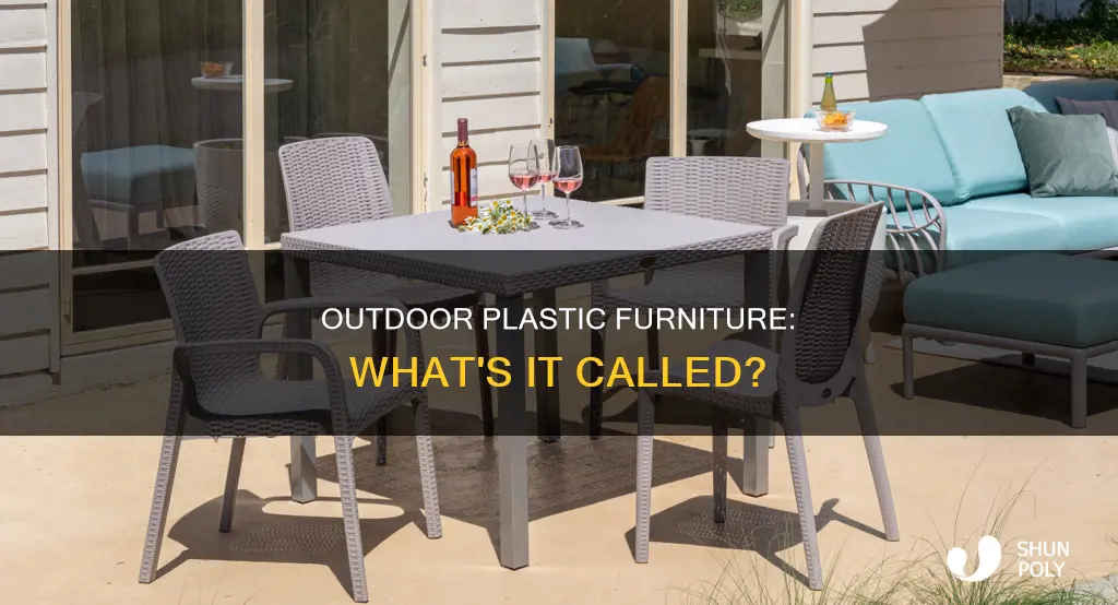 what is the plastic outdoor furniture called