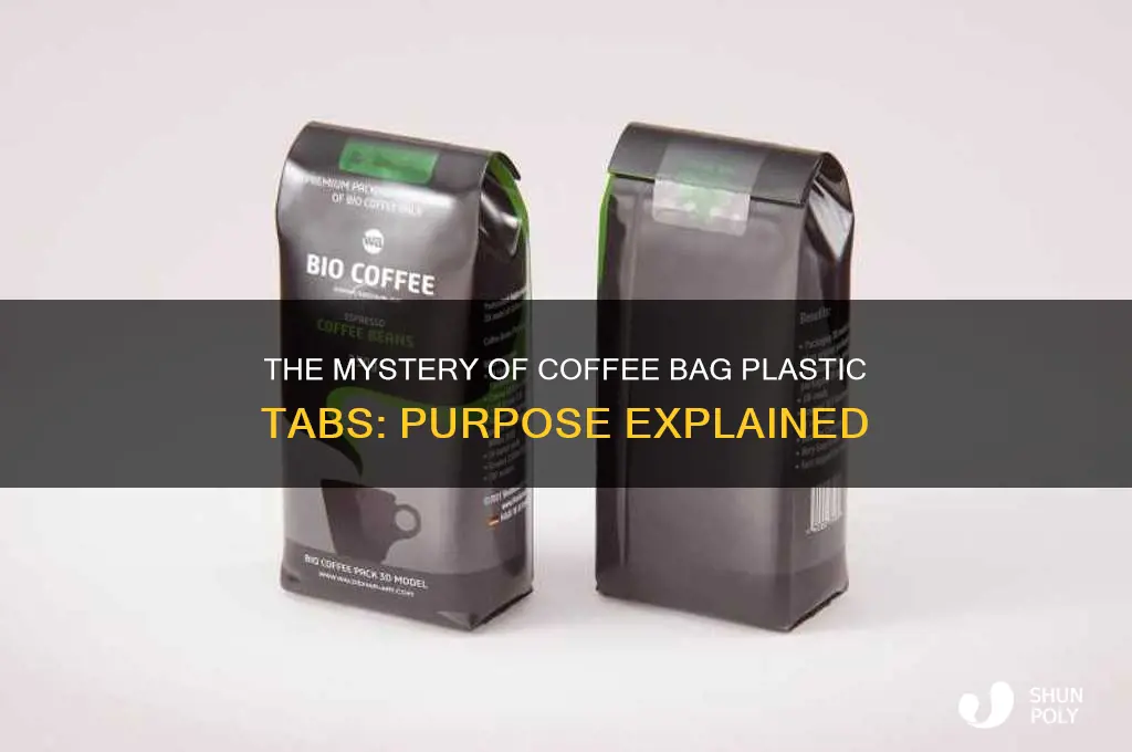 what is the plastic tab in coffee bags for