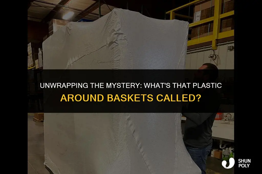 what is the plastic that you wrap around baskets called