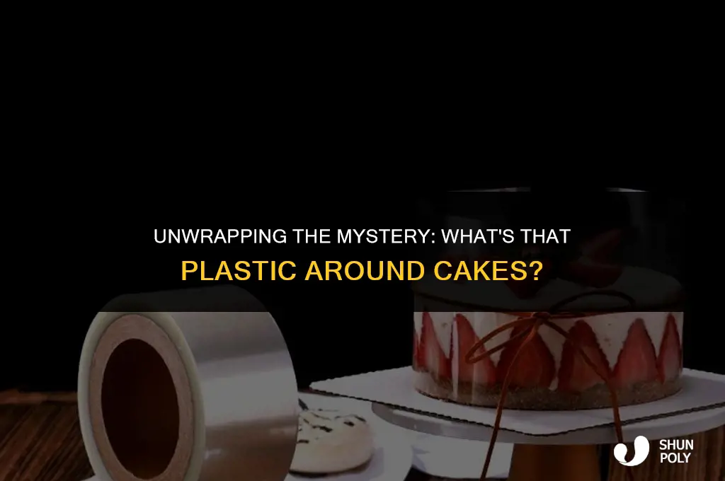 what is the plastic the wrap around cakes and stuff