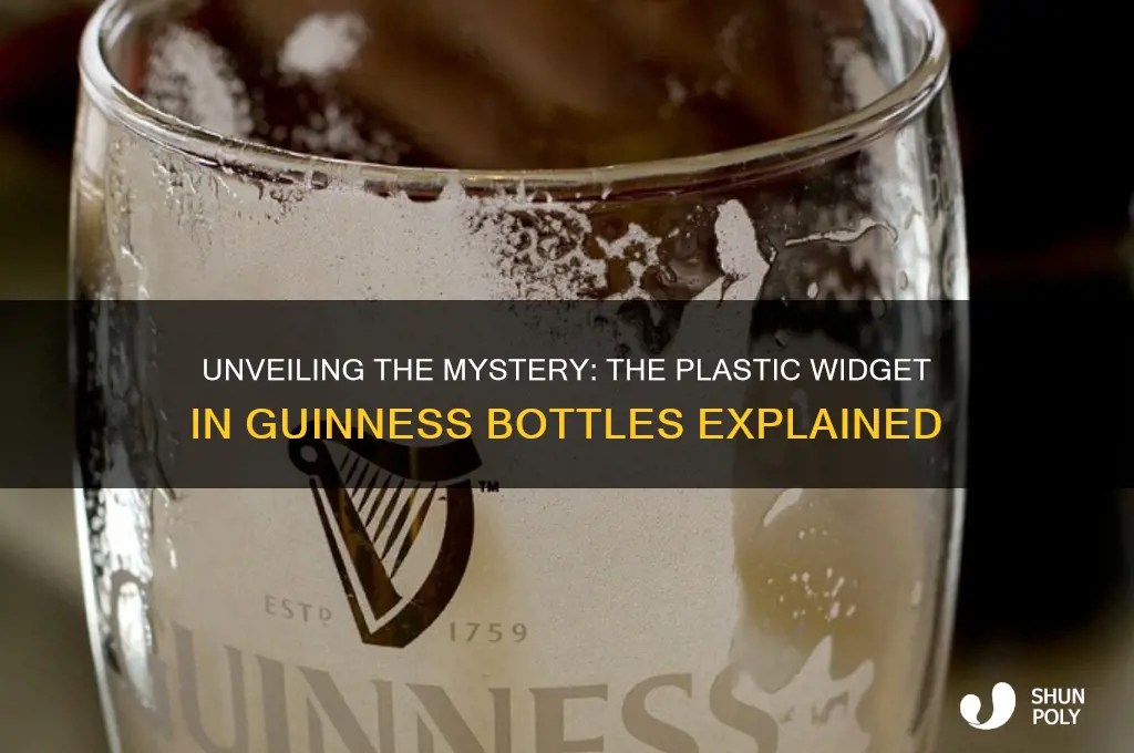 what is the plastic thing in guinness bottle