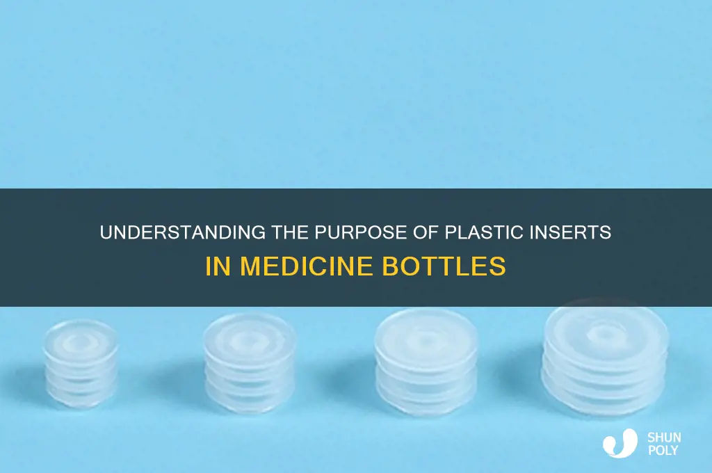 what is the plastic thing in medicine bottles