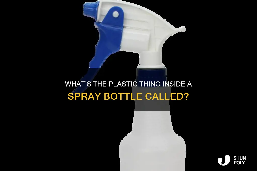 what is the plastic thing inside a spray bottle called