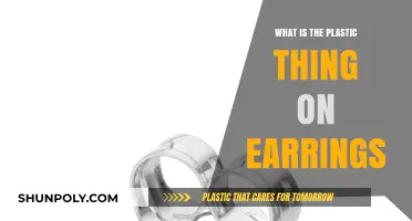 The Plastic Thing on Earrings: What's the Deal?