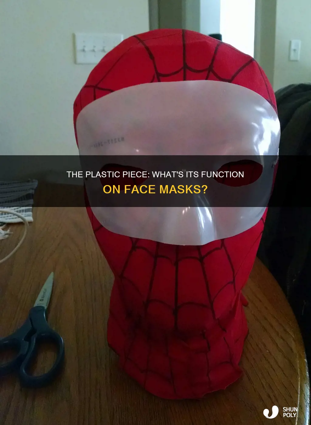 what is the plastic thing on masks