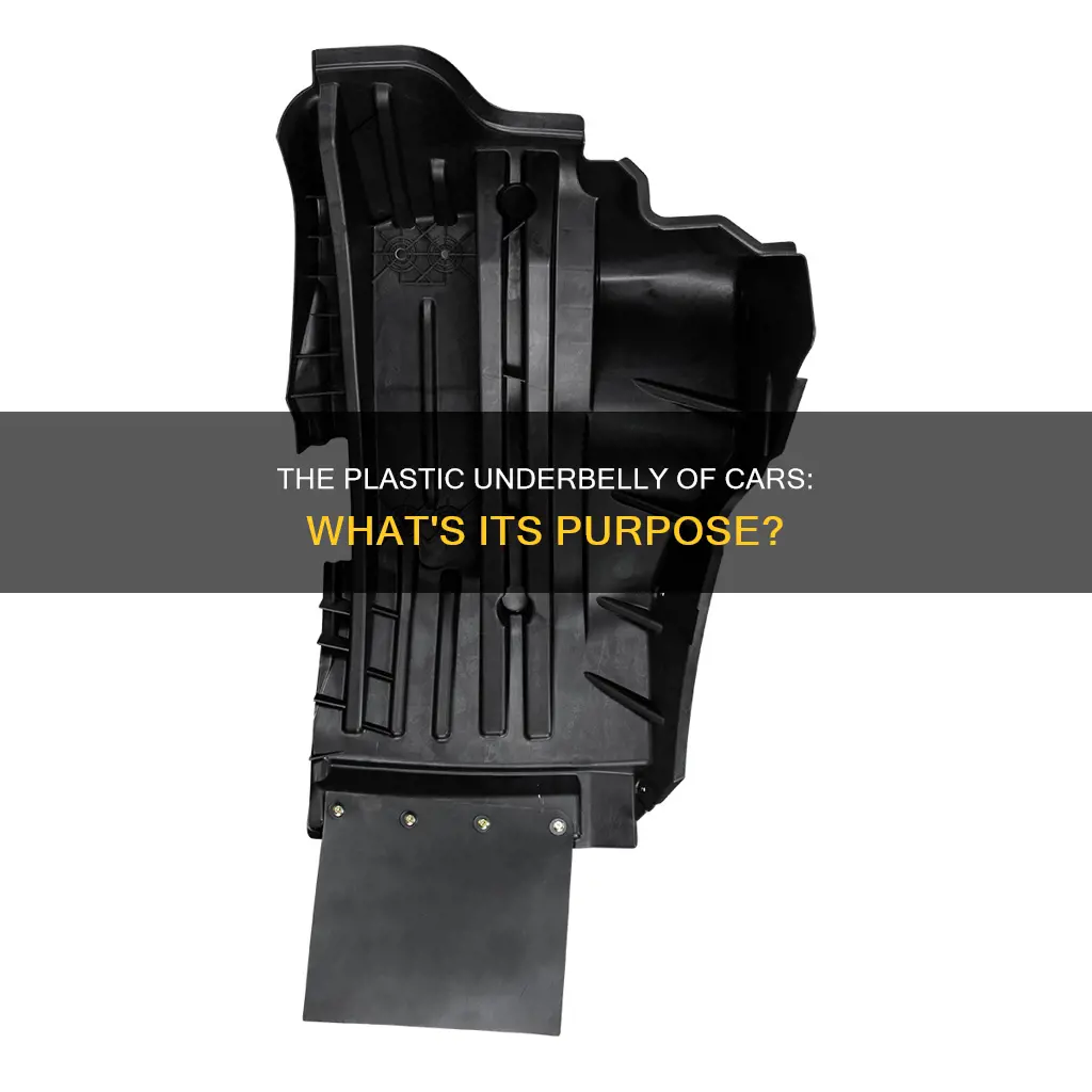 what is the plastic under a car