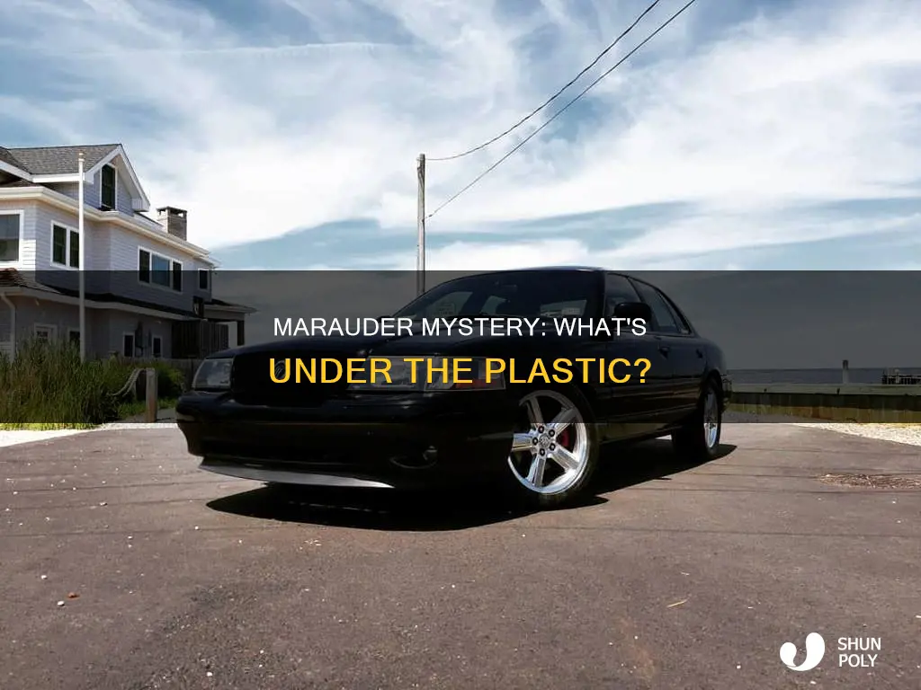 what is the plastic underneath mercury marauder