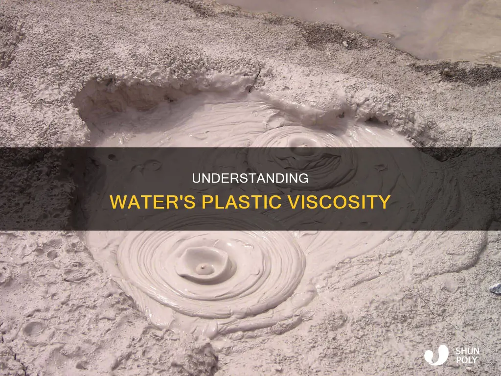what is the plastic viscosity of water