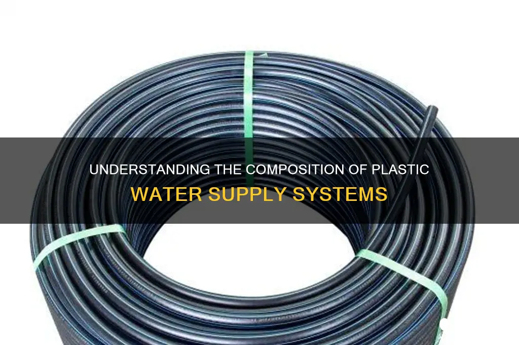 what is the plastic water supply made of