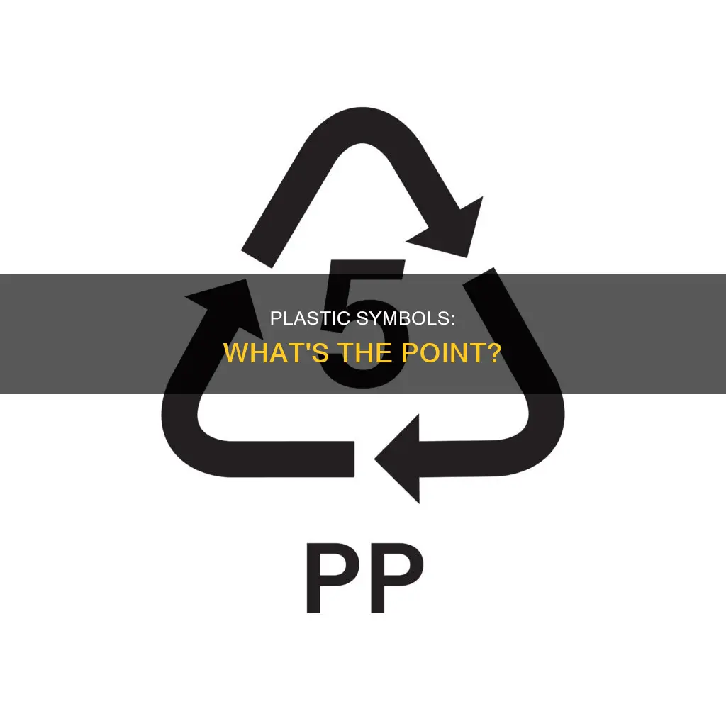 what is the point of plastic symbol