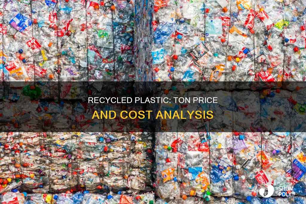 what is the price of recycled plastic per ton