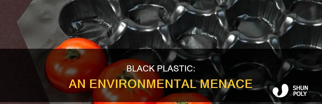 what is the problem with black plastic