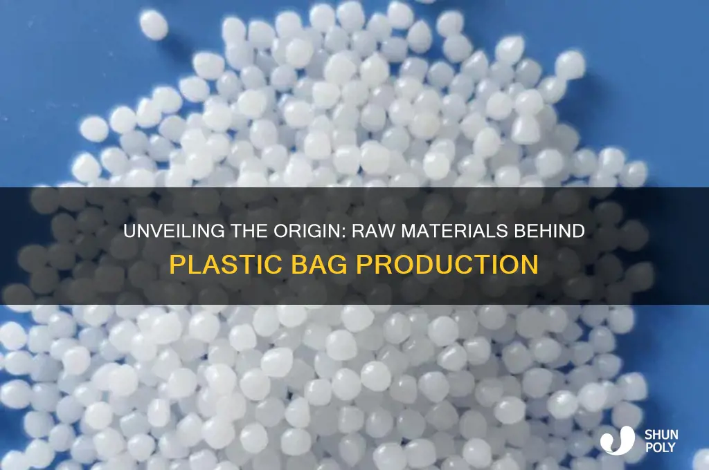 what is the raw material for plastic bags