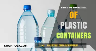 Plastic Containers: Raw Material Sources and Sustainability